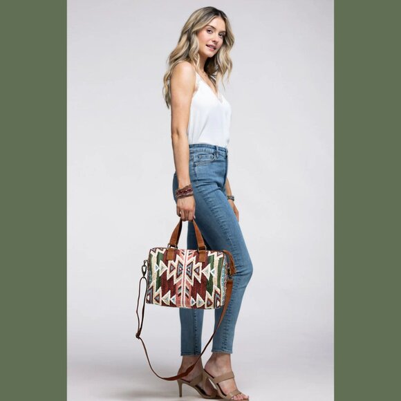 Eloise Boho Handwoven Bag - Picture 4 of 13